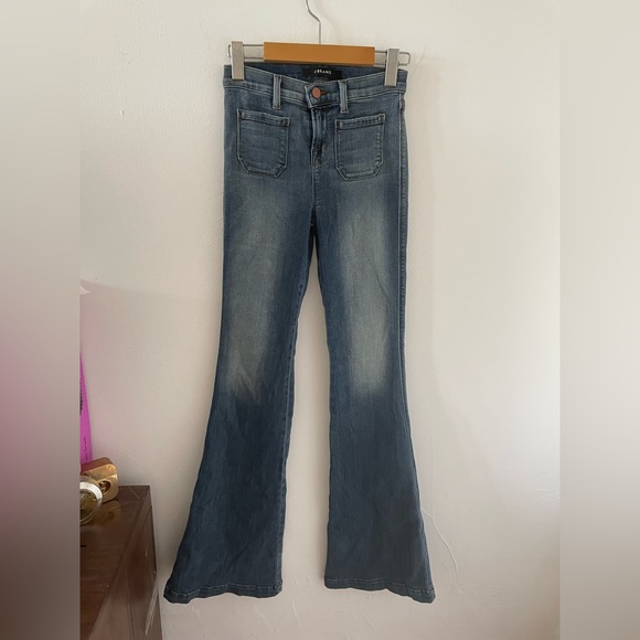 J BRAND- Wide Flare DEMI in ASHBURY NWOT 24 - Picture 4 of 9